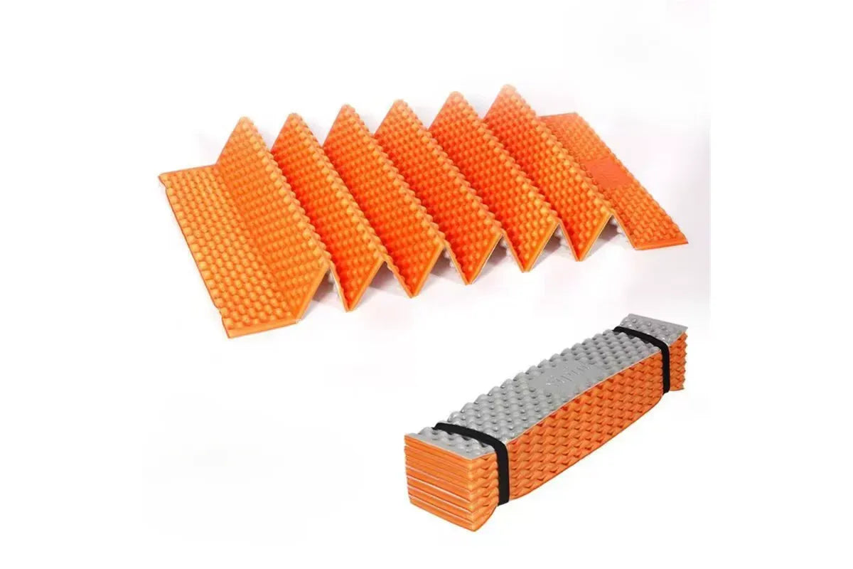 Folding XPE Moisture Proof Mat Aluminium Foil Floor Pad for Outdoor Camping Travel, Orange