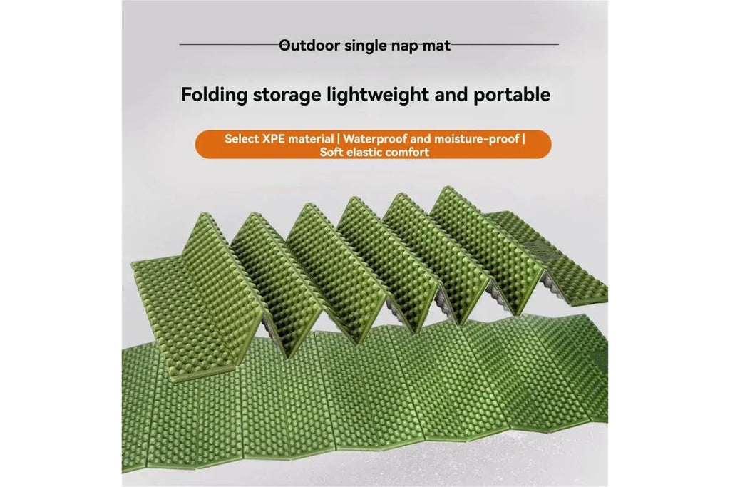 Folding XPE Moisture Proof Mat Aluminium Foil Floor Pad for Outdoor Camping Travel, Orange