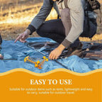 Gold Fishbone Tent Pegs with Carabiner & Rope Tensioner, Outdoor Camping Anchors 12PCS