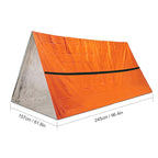 Outdoor Waterproof Emergency Survival Tent Shelter with Sleeping Bag for Camping Hiking Adventure