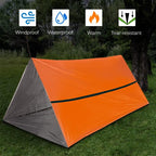 Outdoor Waterproof Emergency Survival Tent Shelter with Sleeping Bag for Camping Hiking Adventure
