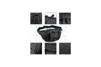 Outdoor Sports Multi-Functional Fanny Pack, Solid Color Camouflage, Anti-Splashing