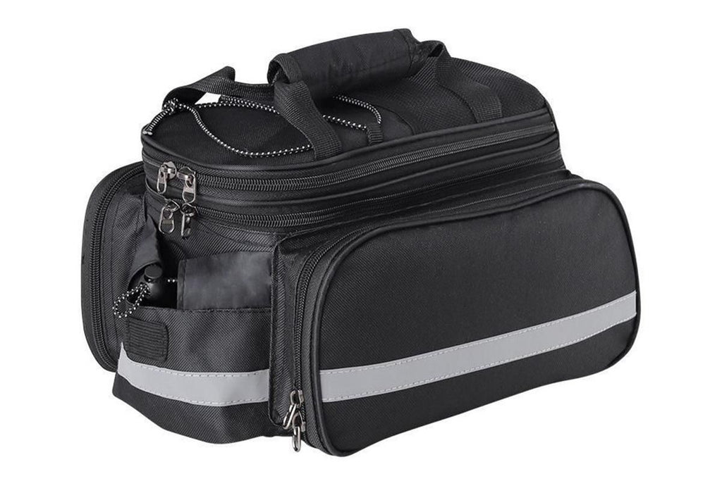 Bicycle Rear Chair Bag Bike Rack Bag Cycle Luggage Carrier Trunk Bag with Rain Cover