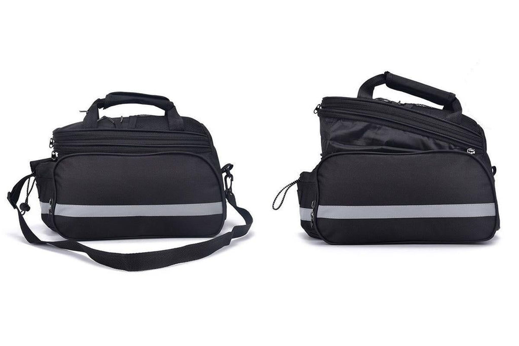 Bicycle Rear Chair Bag Bike Rack Bag Cycle Luggage Carrier Trunk Bag with Rain Cover