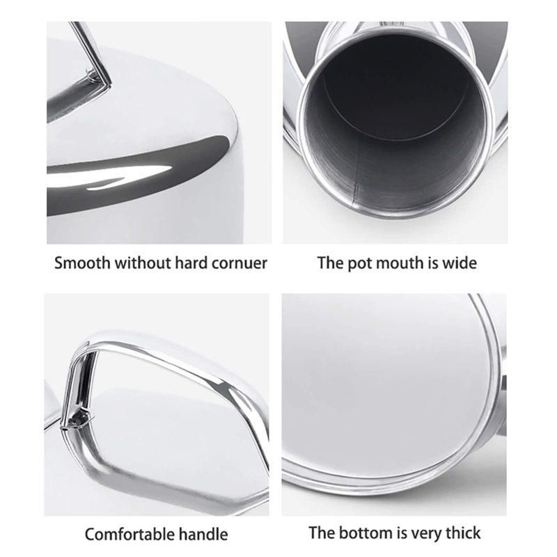 Spillproof Stainless Steel Portable Urinal Ergonomic Handle Camping Travel Elder Home Hospital Use