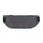 Waterproof Light Slim Running Belt, Sport Waist Pouch with Zip (Black)