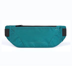 Waterproof Light Slim Running Belt, Sport Waist Pouch with Zip (Black)