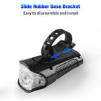 Bike Light Set Speedometer LED Bike Lights Horn LCD USB Bike Tail Light Blue