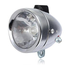 Bike Light Set, Cycling Dynamo Powered Headlight And Bike Tail Light(silver)