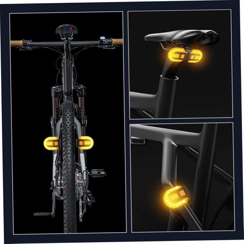 Bike Turn Signals Waterproof Remote Control 5 Mod Tail Light with Right & Left Light