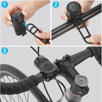 Waterproof bicycle horn electronic bicycle bell 140db bicycle horn