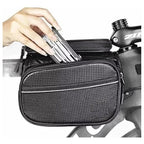 Waterproof Bicycle Bag with 2 Compartments(black)