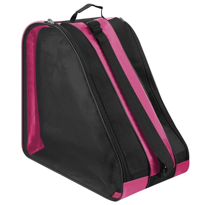 Skate Shoes Storage Bag, Roller Skate Bag Skate Bag (Pink)