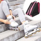 Skate Shoes Storage Bag, Roller Skate Bag Skate Bag (Pink)