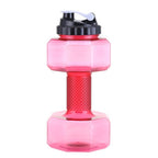 2200ML Sports Bottle, Plastic Dumbbell Cup Fitness Cup