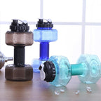 2200ML Sports Bottle, Plastic Dumbbell Cup Fitness Cup