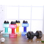 2200ML Sports Bottle, Plastic Dumbbell Cup Fitness Cup