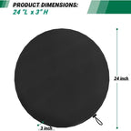 600D Oxford Heavy Duty Dartboard Cover, Waterproof Dust Protective Cover for 24 Inch Dart Board