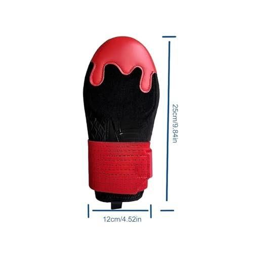 Baseball Glove Youth Softball Training Mitt Black Red