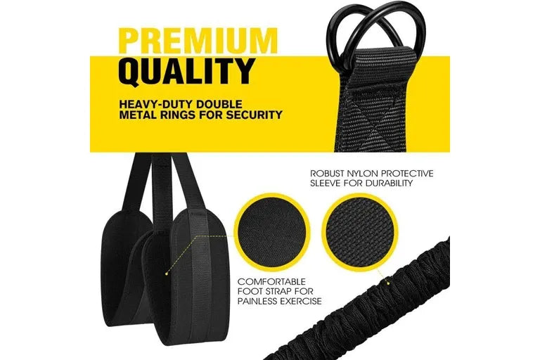 Pull Up Assistance Bands 300lbs, Power Resistance Belt for Fitness & Strength Training (black)