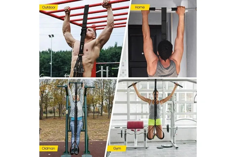 Pull Up Assistance Bands 300lbs, Power Resistance Belt for Fitness & Strength Training (black)