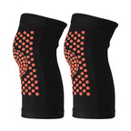 Self Heating Knee Pads Black Compression Support Sleeves for Arthritis Joint Pain Relief Sports Recovery 1 Pair