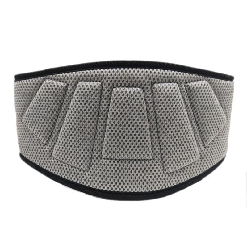Weightlifting Belt for Men and Women Gray Adjustable Gym Training Powerlifting Back Support Belt Gray S
