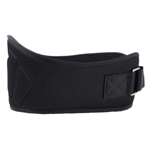 Weightlifting Belt for Men and Women Black Adjustable Gym Training Powerlifting Back Support Belt Black L