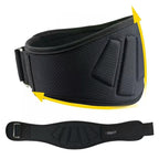 Weightlifting Belt for Men and Women Black Adjustable Gym Training Powerlifting Back Support Belt Black L