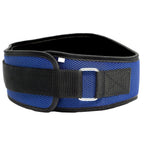 Weightlifting Belt for Men and Women Blue Adjustable Gym Training Powerlifting Back Support Belt Blue S