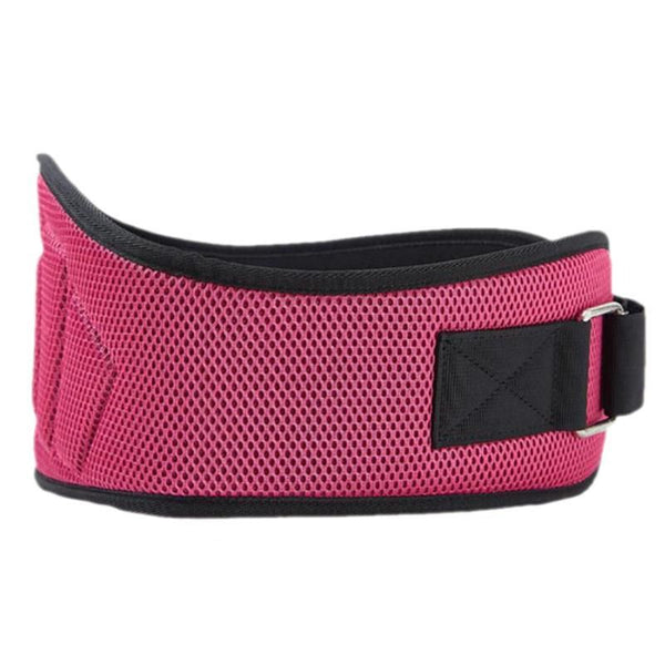 Weightlifting Belt for Men and Women Pink Adjustable Gym Training Powerlifting Back Support Belt Pink M