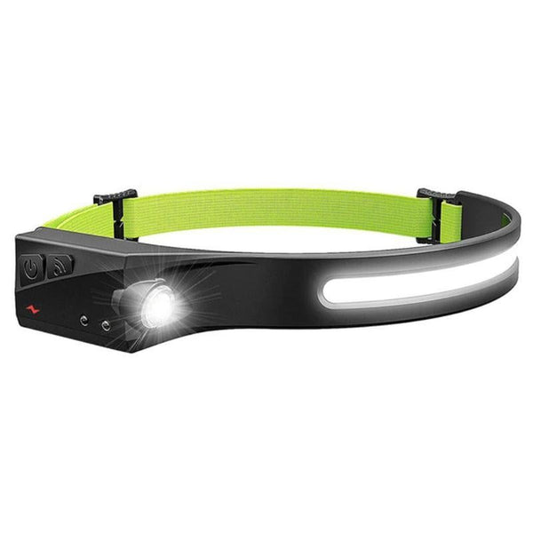 USB Powered Rechargeable Headlamp - Lightweight LED Head Torch for Camping, Hiking & Nighttime Outdoor Use