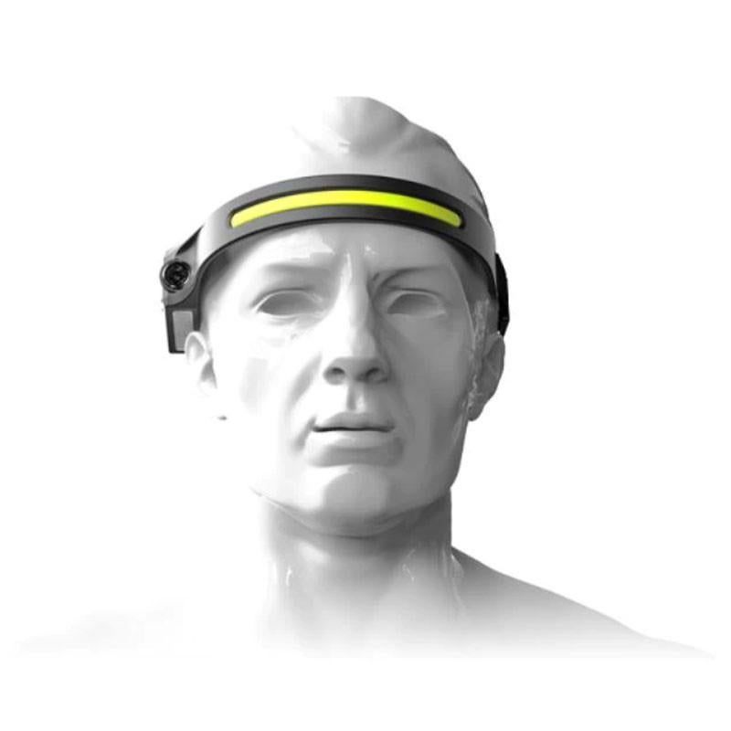 USB Powered Rechargeable Headlamp - Lightweight LED Head Torch for Camping, Hiking & Nighttime Outdoor Use