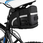 ICB Bicycle Strap-On Bike Saddle Bag - Fits Cleverly Under your Seat - The Strap Mount Design keeps the bag securely in place