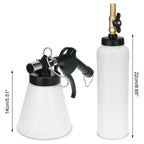 Air Brake Bleeder Clutch Vacuum Bleeding Extractor Fluid Fill Adapter Kit Set