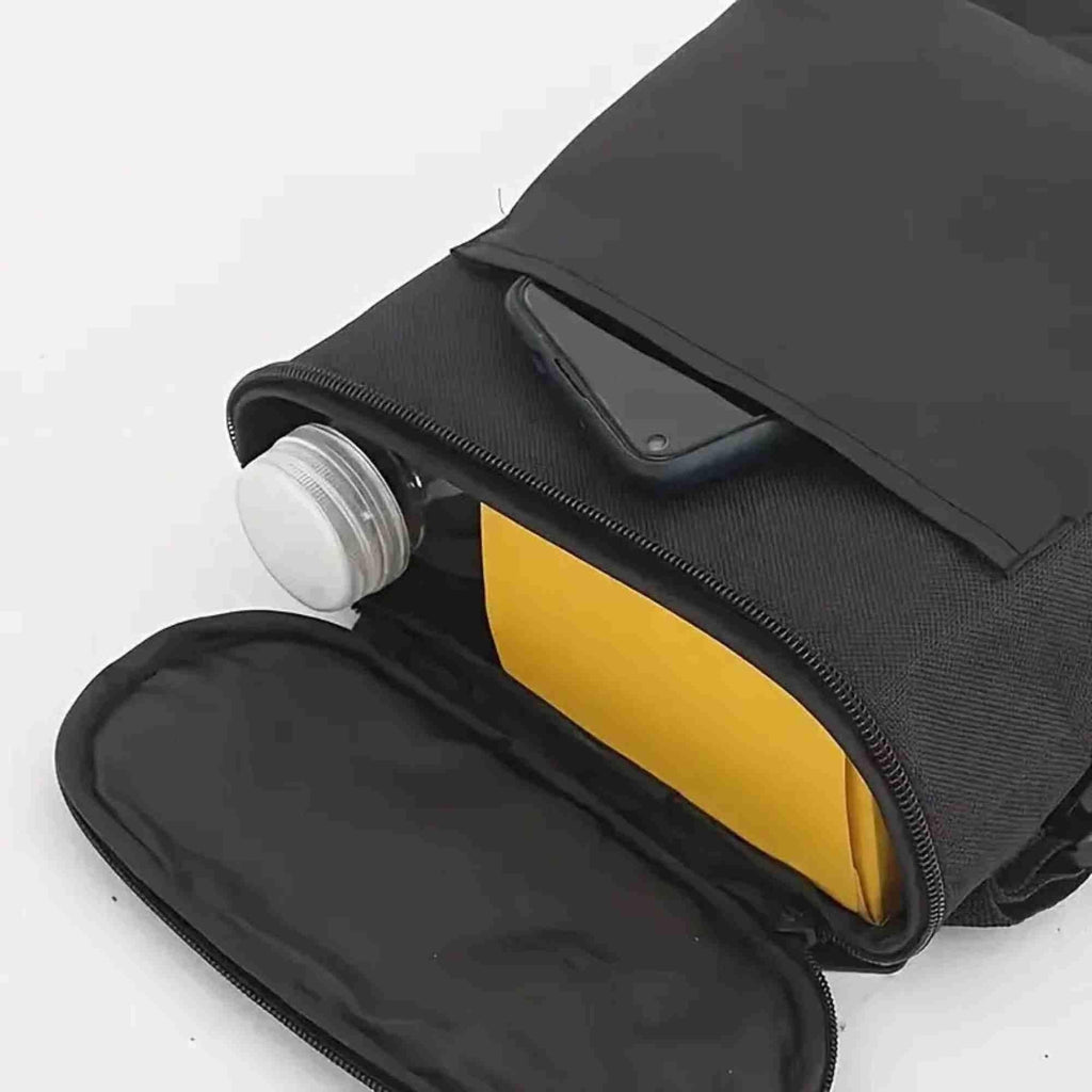 Bicycle Hanging Bag Front Handlebar Organizer Placement Bag For Bike Storage - Black Cat