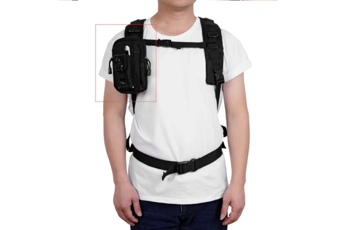 Outdoor Camping Waist Belt Pack Pouch Hiking Phone Pocket Bag - Green
