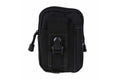 Outdoor Camping Waist Belt Pack Pouch Hiking Phone Pocket Bag - Black