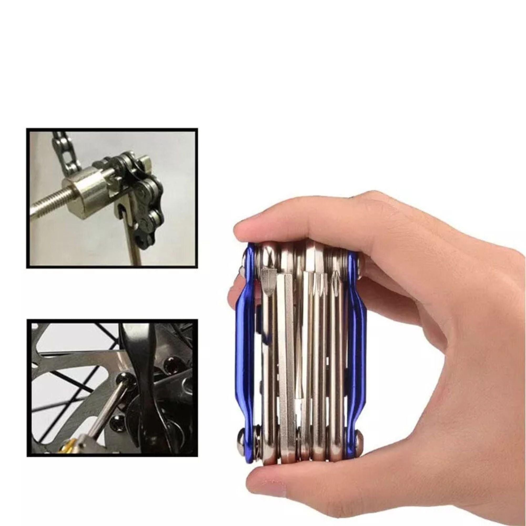 Portable Bicycle Chain Breaker Tool Multi-function Bike Repair Kit Extractor