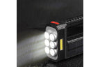 Solar LED Torch USB Rechargeable COB LED Work Light Camping Hiking Lamp Bright
