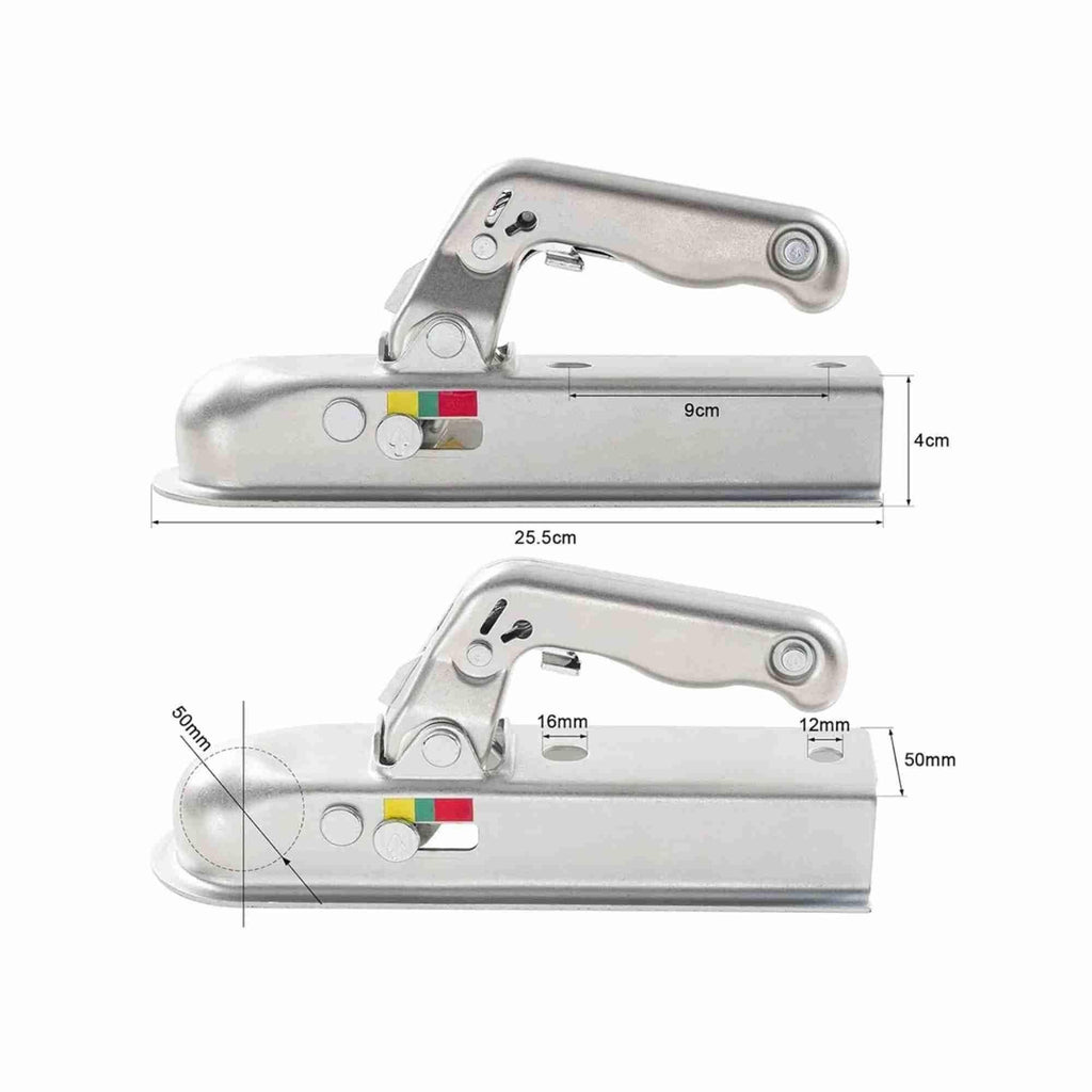 Trailer ATV Coupling For 50mm Tow Ball Pressed Trailer Quad Bike