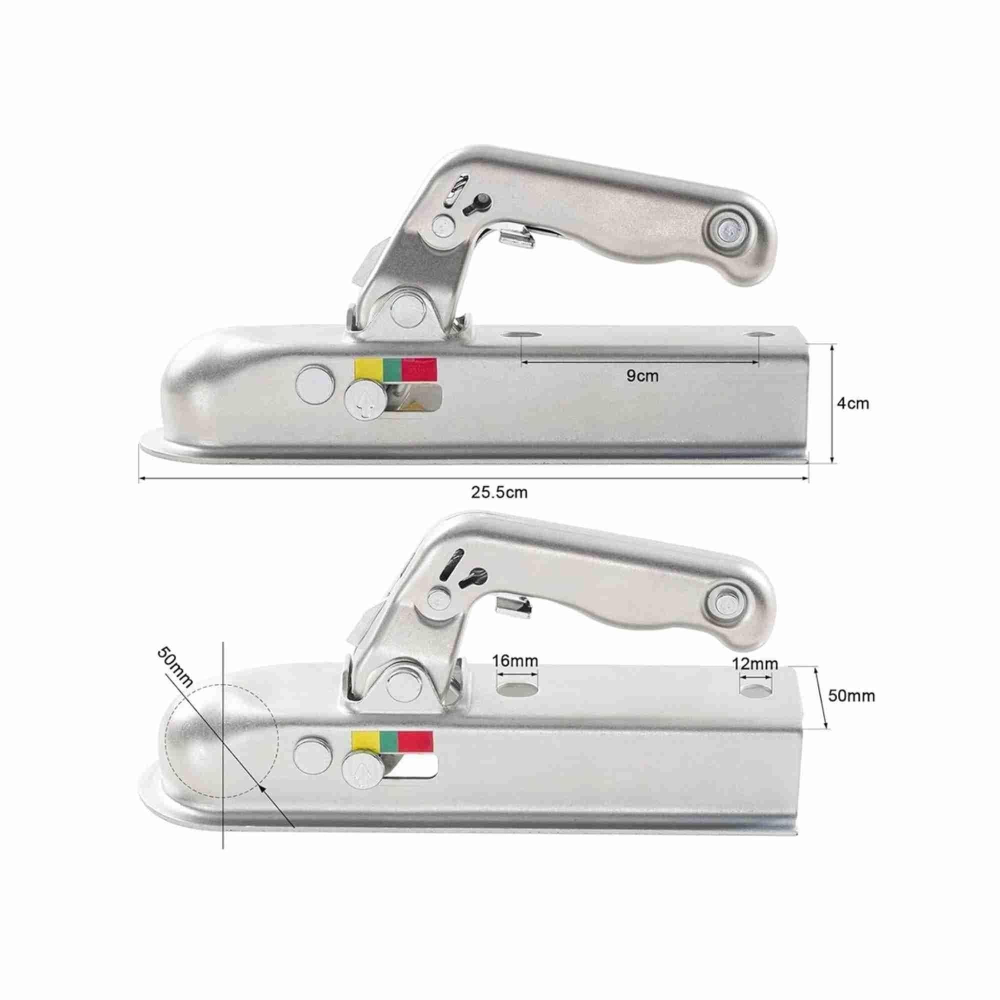 Trailer ATV Coupling For 50mm Tow Ball Pressed Trailer Quad Bike