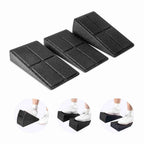 3pcs Slant Board Squat Wedge Set Calf Stretcher Yoga Block Exercise Gym Fitness