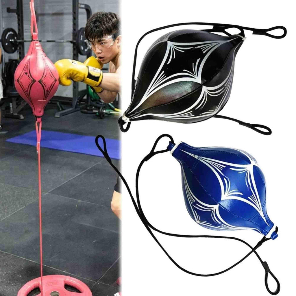 Floor To Kick Bag End Boxing Speed Training Ball Ceiling Punch - Blue