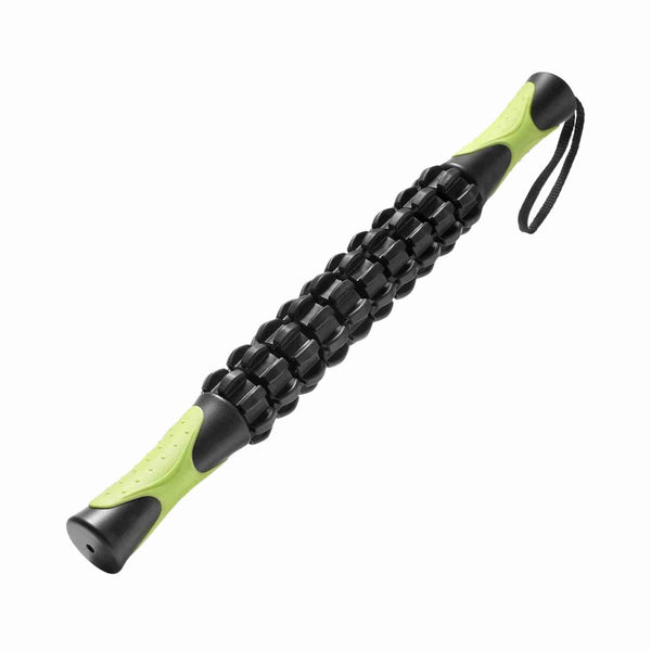Muscle Massage Roller Stick Deep Tissue Fascia Bar Recovery Fitness Training Gym - Black