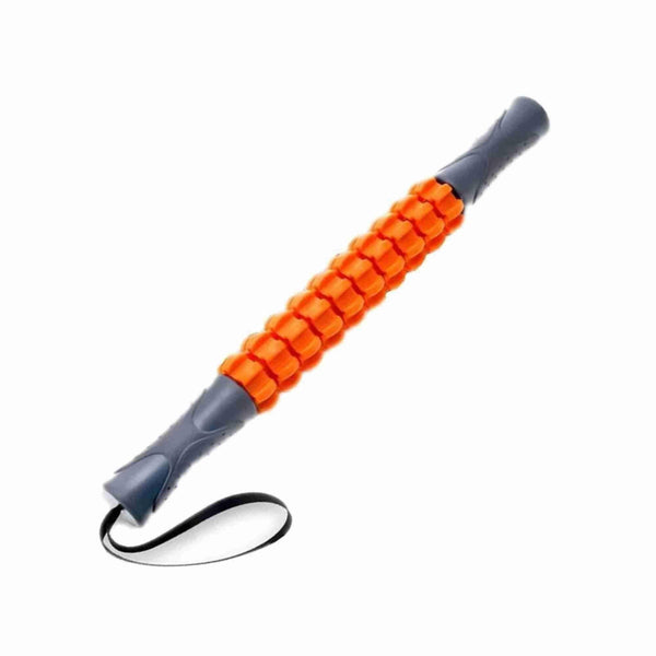Muscle Massage Roller Stick Deep Tissue Fascia Bar Recovery Fitness Training Gym - Orange