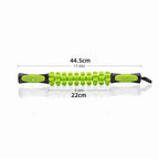 Muscle Massage Roller Stick Deep Tissue Fascia Bar Recovery Fitness Training Gym - Orange