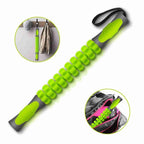 Muscle Massage Roller Stick Deep Tissue Fascia Bar Recovery Fitness Training Gym - Yellow