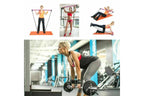 Portable Pilates Stretch Rope Gym Stick Yoga Exercise Bar Pilates Trainer Rope - Purple