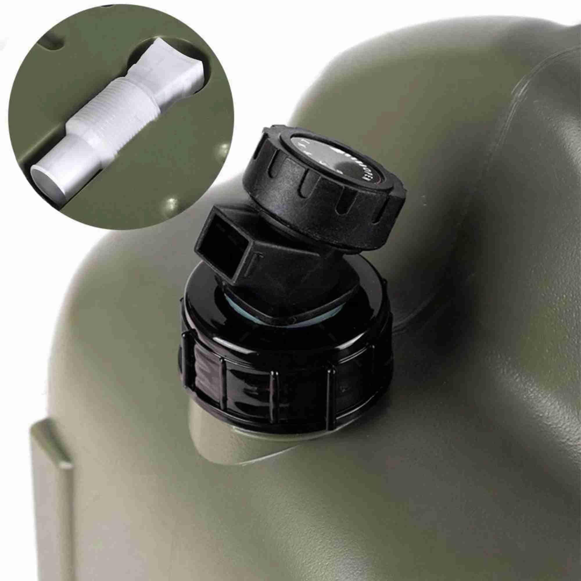 12L 18L 25L Water Container Jerry Can Bucket Camping Outdoor Storage Barrel - 12L Square Drum Vertical